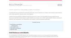 Desktop Screenshot of facilefinanza.it